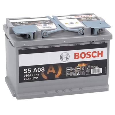 Batterie auto S5A08 12V 70Ah / 760A BOSCH AGM START-STOP L3 E39