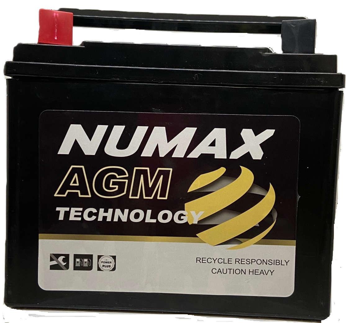 Batterie tondeuse U1-9 12v 32ah 330A NUMAX AGM + Gauche 896