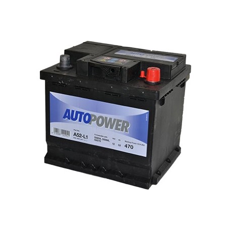 Batterie auto Autopower H4/L1 12V 52ah/470A - C22