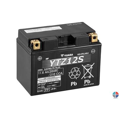 Batterie moto YTZ12S 12v 11ah 210A YUASA