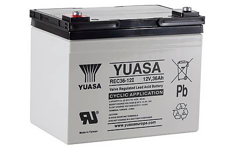 Batterie Yuasa REC36-12 = TEV12360 12v 32 ah AGM plomb NP33-12
