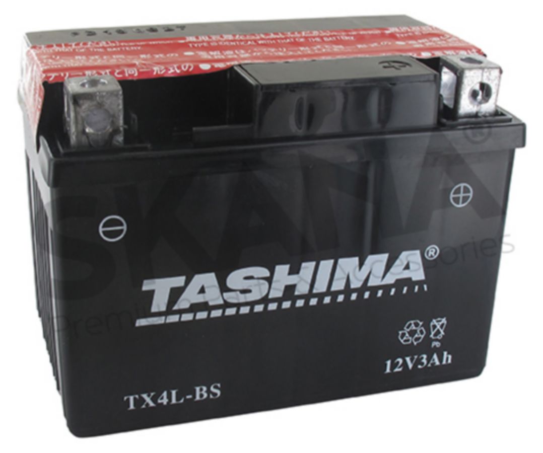 Batterie moto YTX4LBS 12v 3A TASHIMA