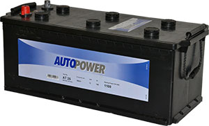 Batterie PL/Agri AT25 12v 180ah / 1000A Autopower M18 + à DROITE