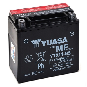 Batterie moto YTX14-BS 12V 12ah 200A YUASA