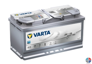Batterie auto AGM G14 12V 95Ah /850A VARTA start&stop