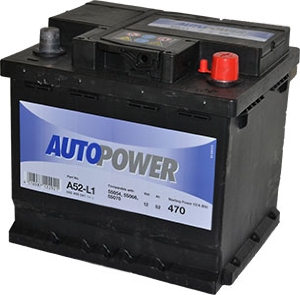 Batterie auto H4/L1 12V 52ah/470A Autopower C22