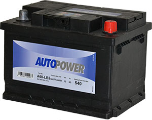 Batterie auto H5/L2 12V 60ah/540A Autopower D24