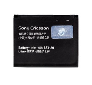 Batterie tel Sony Ericsson BST39 origine 3.6v Li ion w380 w508 w910i
