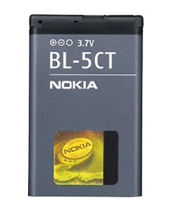 Batterie tel. Nokia BL-5CT Origine 3.7v 1050mah Lithium 3720c 5220
