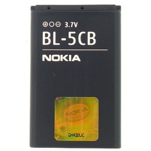 Batterie d'origine Nokia BL-5CB Li-Ion, 3.7V, 800mAh pour Nokia 1100 1600 c1-00