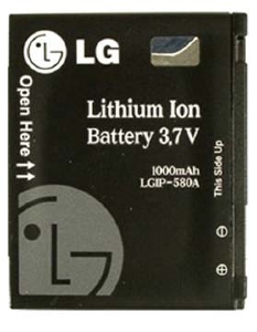 Batterie origine LGIP580N LG 3.7v 1000mah Li-Ion pour GT400