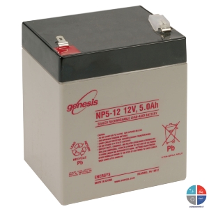 Batterie NP5-12 GENESIS 12V 5Ah AGM VRLA