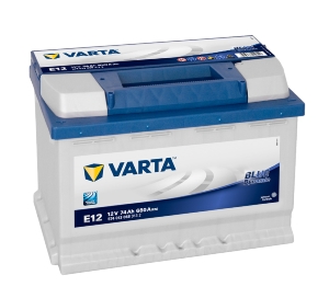 Batterie auto E12 12v 74ah/680A VARTA Blue dynamic