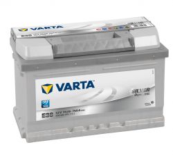 Batterie auto E38 12v 74ah 750A VARTA Silver dynamic