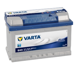 Batterie auto E43 12V 72ah / 680A VARTA Blue dynamic