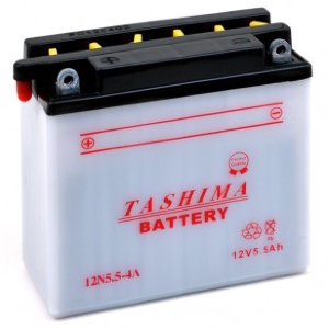 Batterie moto 12N5.5-4A 12V 5.5ah TASHIMA