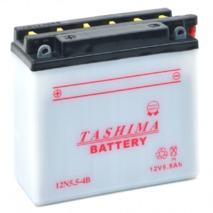 Batterie moto 12N5.5-4B 12V 5.5ah TASHIMA