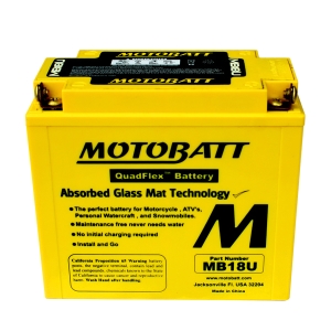 Batterie MB18U 12v 22.5ah 280A Motobatt AGM YB18