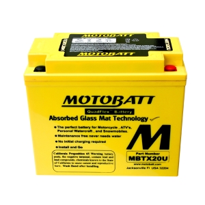 Batterie MBTX20U 12v 21ah 310A Motobatt YTX20-BS YTX20H-BS YTX20L-BS
