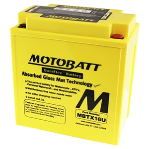 Batterie MBTX16U 12v 19ah 250A Motobatt YTX16-BS YTX16BS1 YTX20CHBS