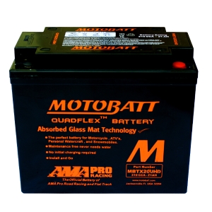 Batterie MBTX20UHD 12v 21ah 310A Motobat AGM YTX20-BS YTX20H-BS