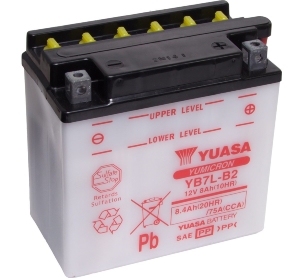Batterie Moto YB7L-B2 12V 8 Ah 124A YUASA