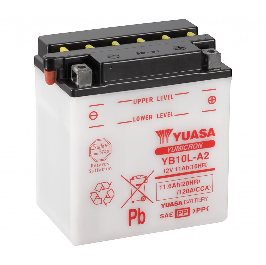 Batterie moto YB10L-A2 12V 11ah YUASA