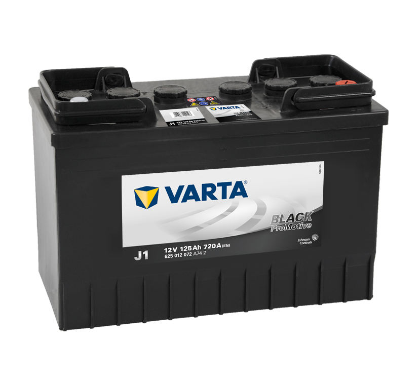 Batterie PL/Agri VARTA J1 12v 125ah/720A Black AT12