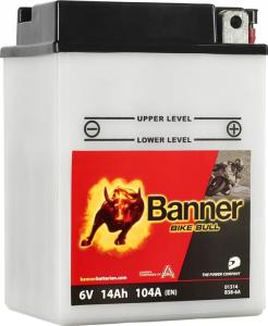 Batterie Moto BANNER B38-6A 6v 14ah 01314