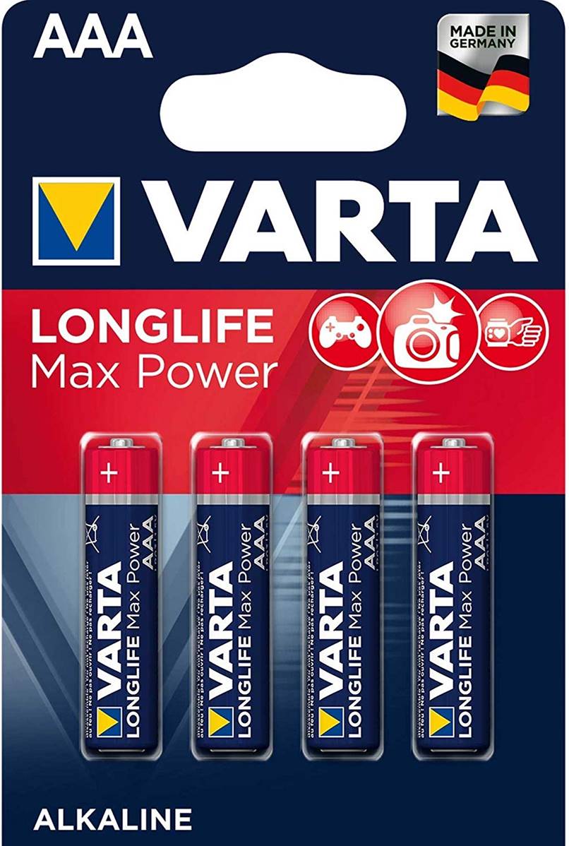 Achetez Pack 8x Piles Varta AAA Long Life Power LR03 au meilleur prix sur  PowerPlanetOnline !
