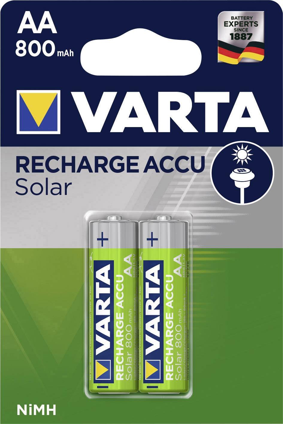 Piles Rechargeables / Accus - HR06 / AA VARTA 1.2V 800mah (x2) Nimh