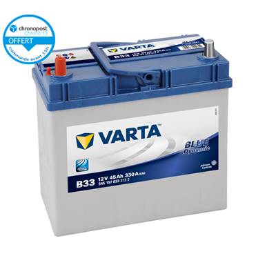 Batterie auto B33 12V 45ah/330A VARTA Blue dynamic