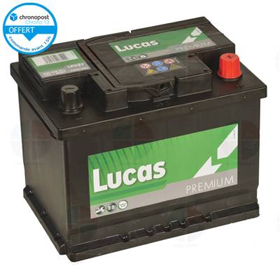 Batterie auto LUCAS L2 12v 60ah 540A LP027 D24