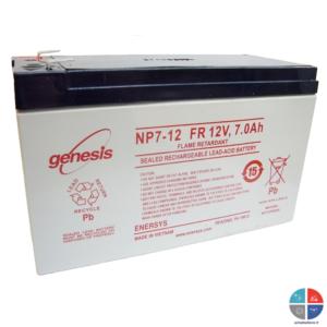 Batterie NP7-12 FR GENESIS 12V 7Ah AGM VRLA