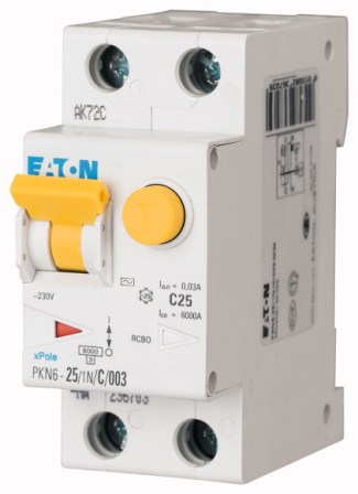 Disjoncteur differentiel 16A 230v 30mA IP40 EATON Electric