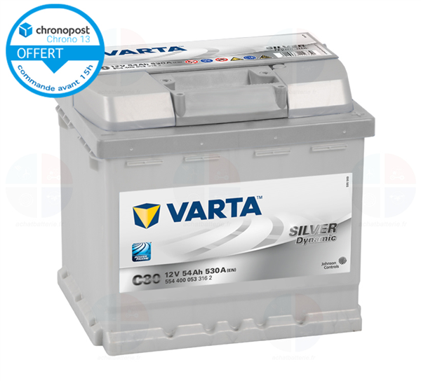 Batterie auto C30 12V 54Ah/530 VARTA Silver dynamic