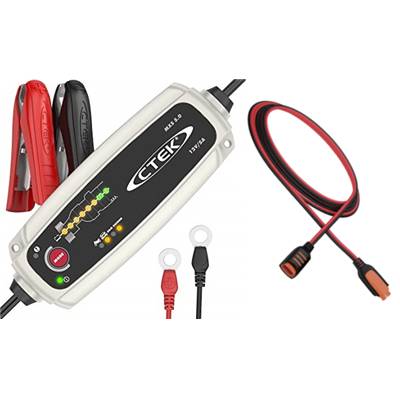 Pack CTEK Chargeur MXS5.0 + Rallonge 2.5m