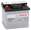 Batterie auto BOSCH S3003 12V 45ah / 400A + à gauche L1 B20