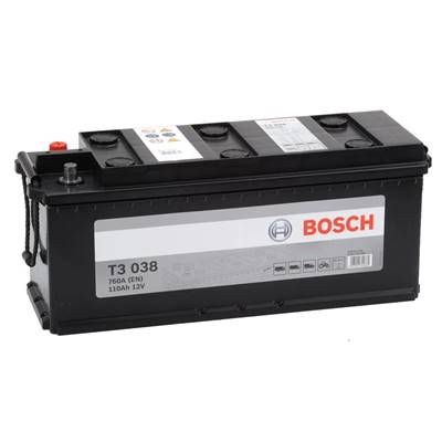 Batterie PL/Agri BOSCH T3038 12v 110ah 760A I2 + à gauche