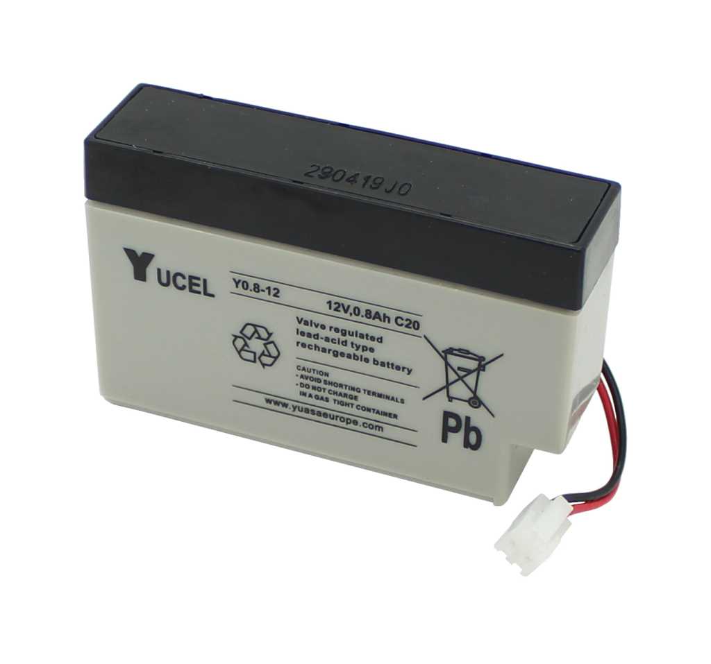 Batterie NP0.8-12 YUASA YUCEL 12V 0.8Ah AGM VRLA