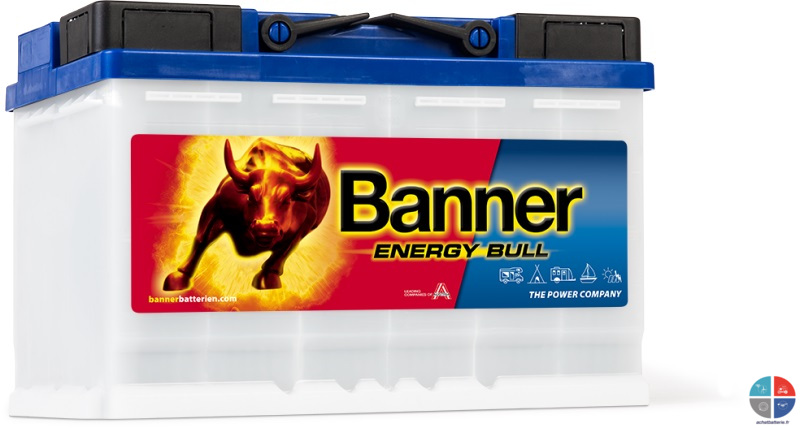 Batterie BANNER Décharge lente 12v 80ah C20 95601 Energy Bull