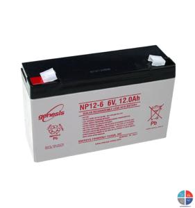 Batterie NP12-6 GENESIS 6V 12Ah AGM VRLA