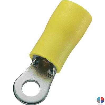 Cosse à sertir jaune Trou de 4 mm pour 6mm²