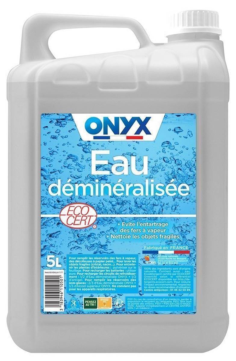 Eau déminéralisée - bidon de 20 L