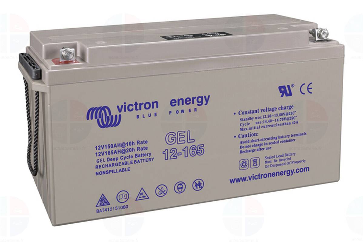 batterie solaire gel 165ah 12v c20