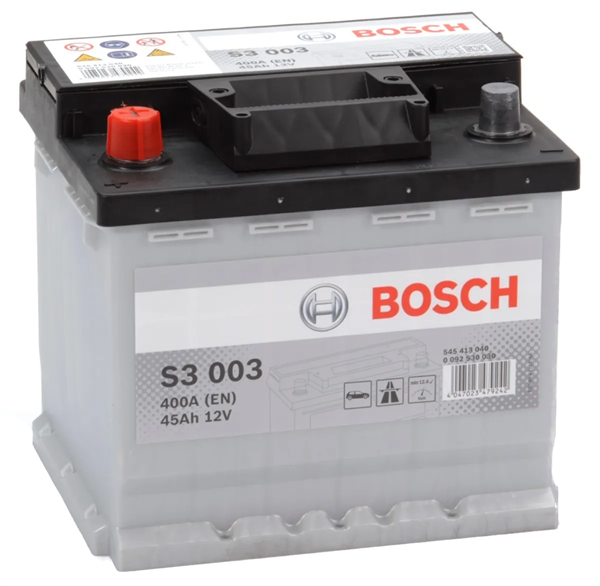 Batterie auto BOSCH S3003 12V 45ah / 400A + à gauche L1 B20
