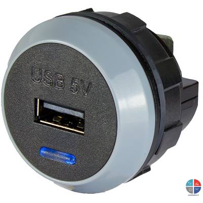 Prise USB 12v/24v - 5v 2.1A encastrable Alfatronix