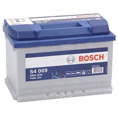 Batterie auto BOSCH S4009 12v 74ah / 680A + à Gauche L3 E12