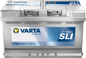 Batterie auto F19 12v 85ah 800A EN VARTA Silver dynamic L4
