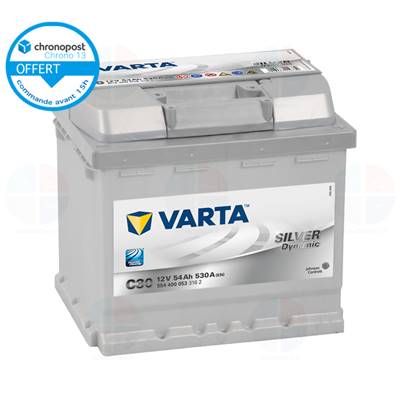 Batterie auto C30 12V 54Ah/530 VARTA Silver dynamic l1